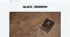 Desktop Screenshot of blacksparrowpub.com